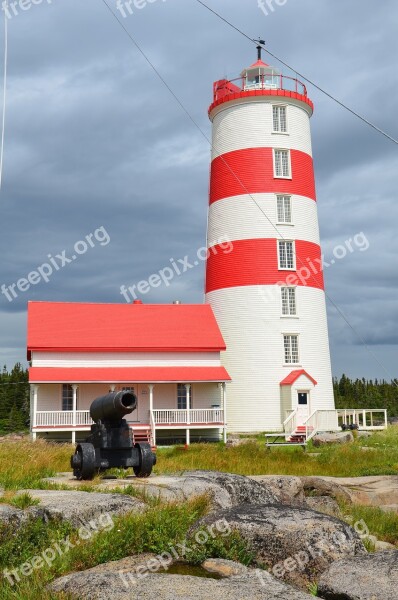 Lighthouse Sea River Port Electric Headlight