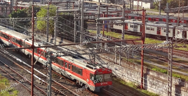 Train Transport São Paulo Sp Brazil