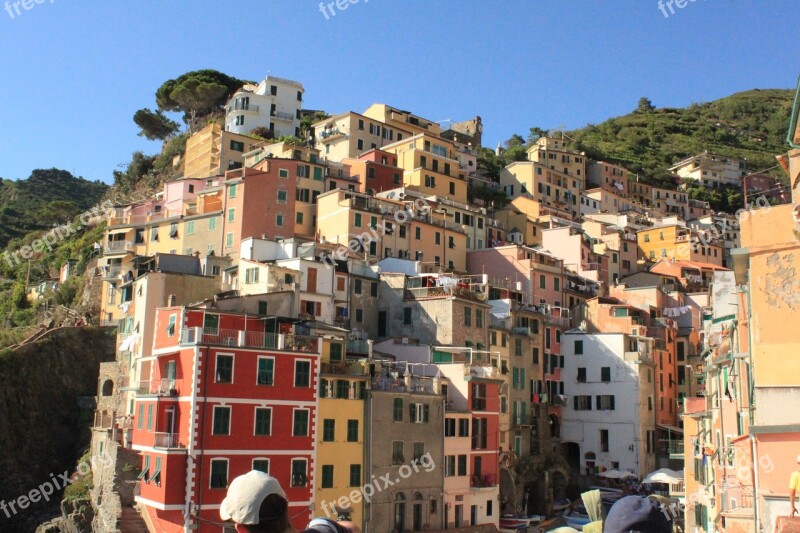 Cinque Terre Italy House Color Free Photos