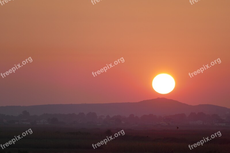 Sundown Tërbuf Albania Free Photos