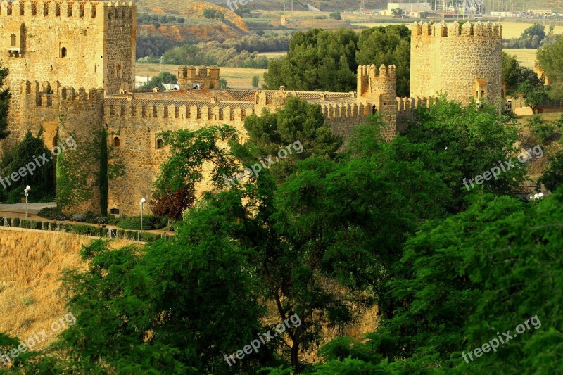 España La Bella Toledo Spain Wall Medieval Fortress