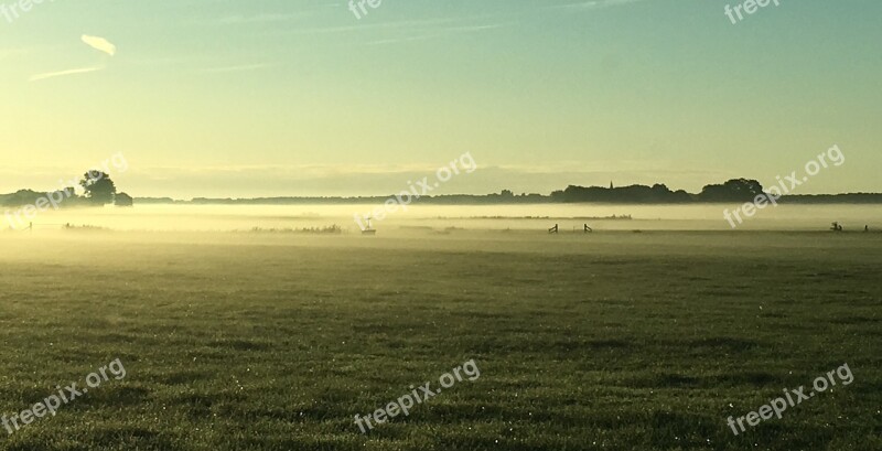 Sunrise Landscape Morning Nature Morning Sun