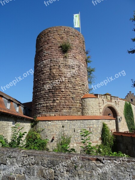 Keep Tower Castle Middle Ages Knight's Castle