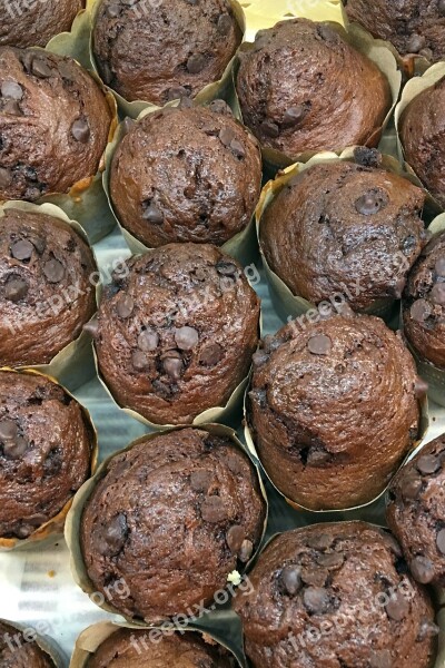 Brownies Cakes Chocolate Brown Muffin