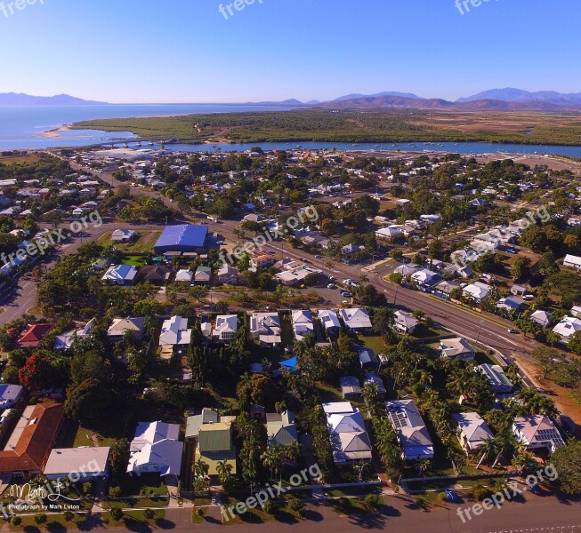 Town Buildings Suburb Urban Skyline