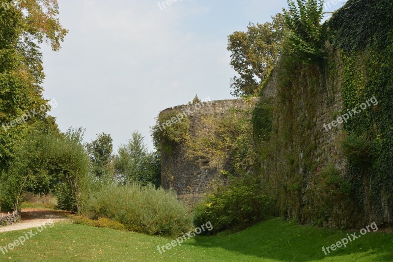 Ramparts Fortification Dol De Bretagne The Moat Tourist Town