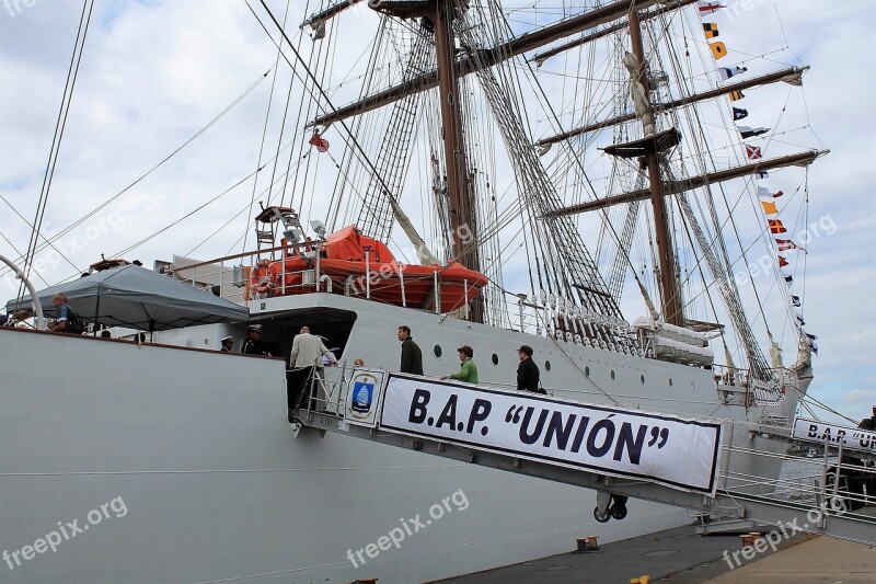 Port Sail Training Ship Peru Free Photos