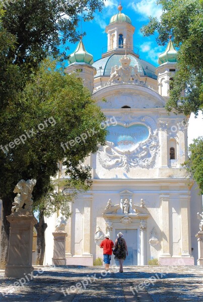 Church Temple Stroll Italy Tourism