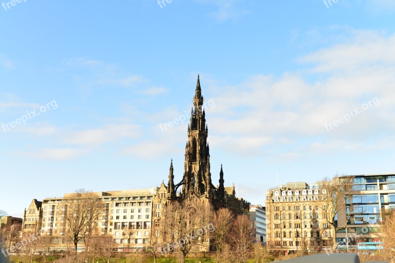 Edinburgh Top Clear Sky Landscape Travel