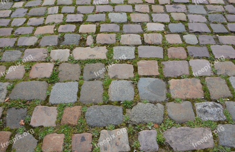 Road Pavers Road Pedestrian Pavers Stones Medieval Village