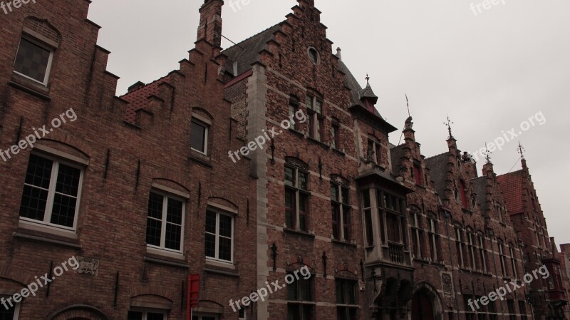 Bruges House Street Free Photos