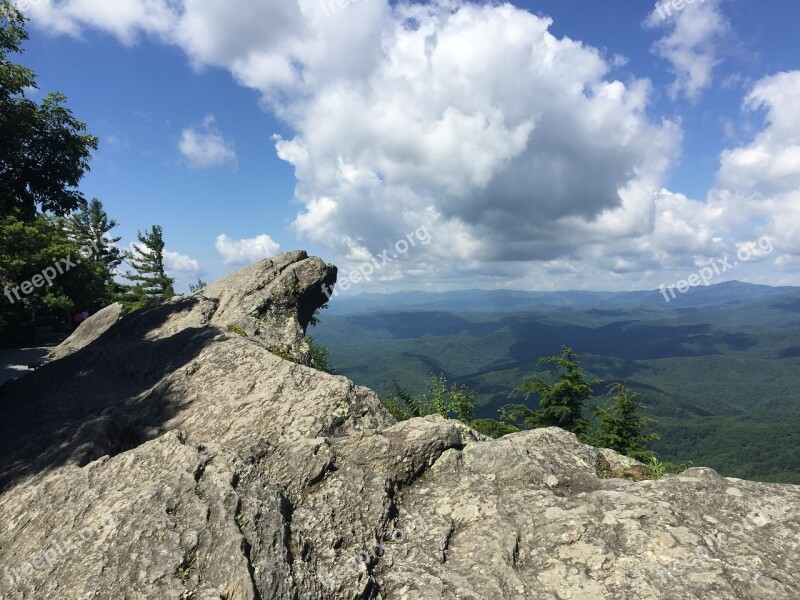 Mountain Rock Peak Landscape Sky