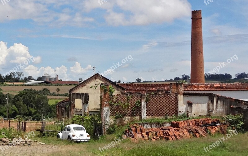 Ruins Ceramics Power Plant St John The Baptist Of Glory Mg