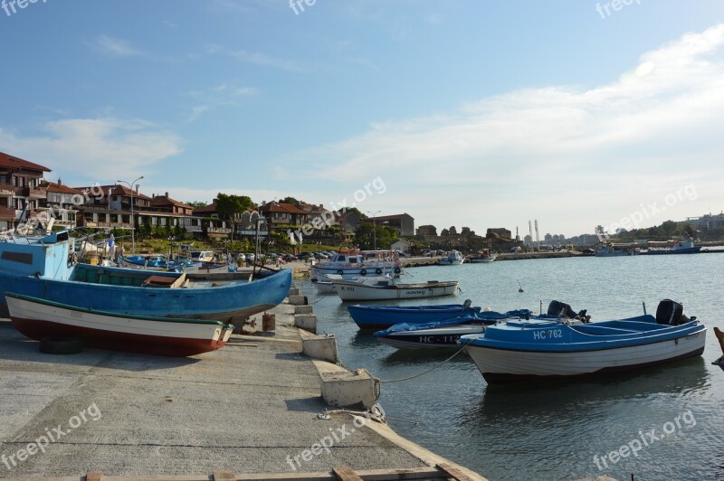 Bulgaria Nessebar Port Ship Free Photos