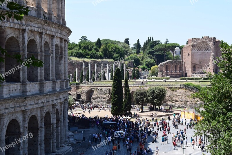 Rome The Coliseum Ancient Times Monument The Amphitheater