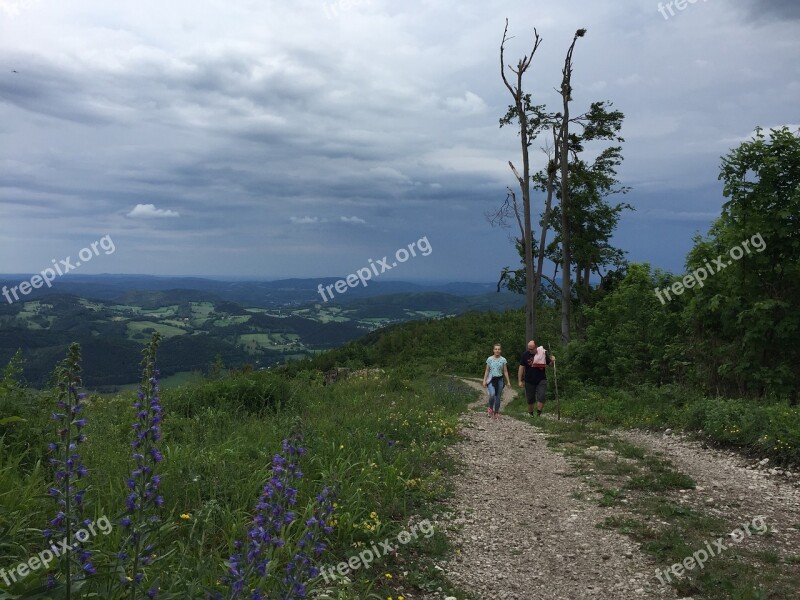 Mountains Clouds Nature Landscape Scenic