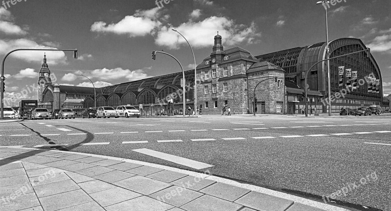 Hamburg Central Station Train Architecture Passengers