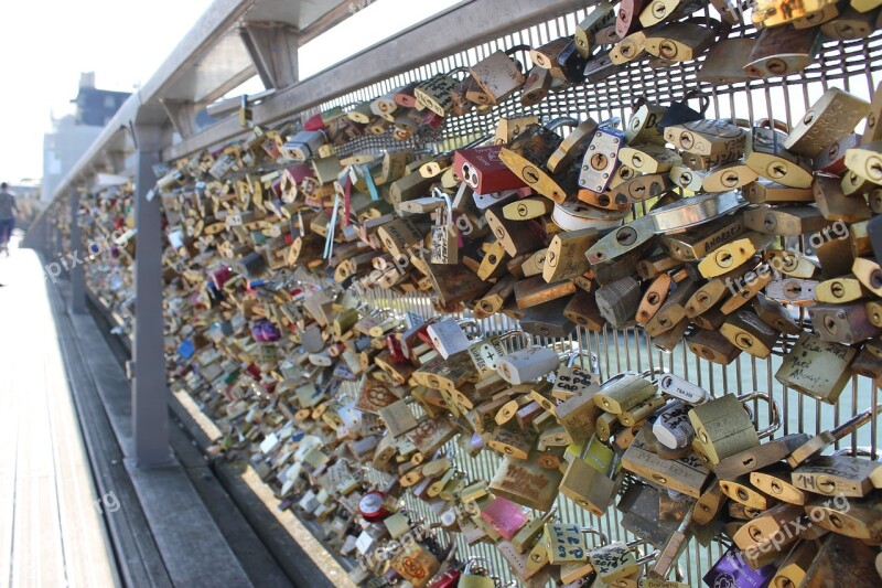 Paris Love Locks Bridge Padlock