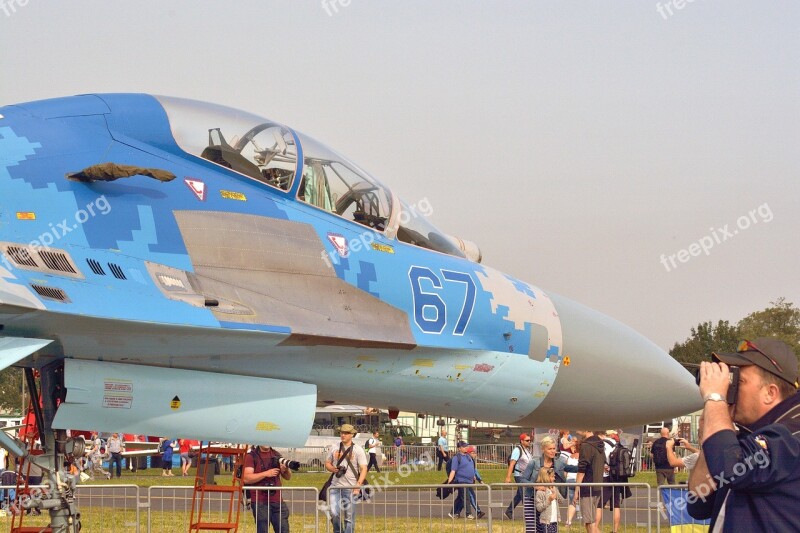 Stunts Aircraft Air Show Aviation Su-27