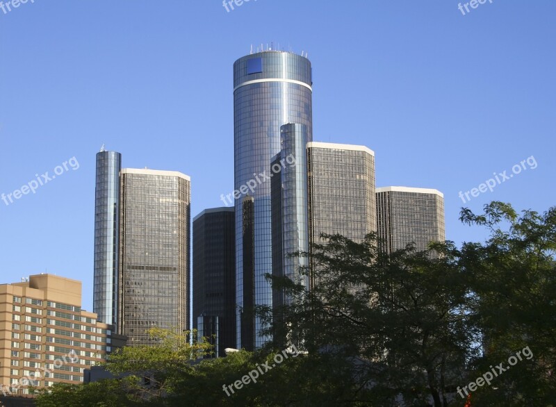 Gm Building Detroit Roof Glass