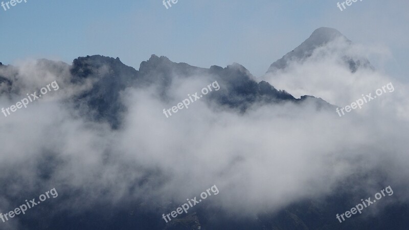 Tatry The High Tatras Tops Blurry Landscape