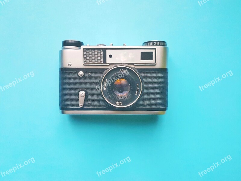 Antique Background Black Camera Random