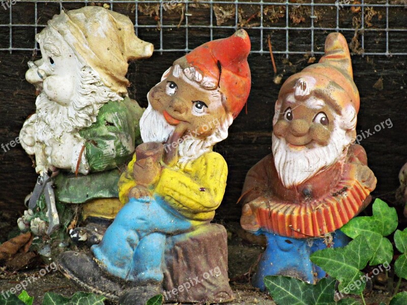 Dwarves The Gnomes Figurines Statues Ornament