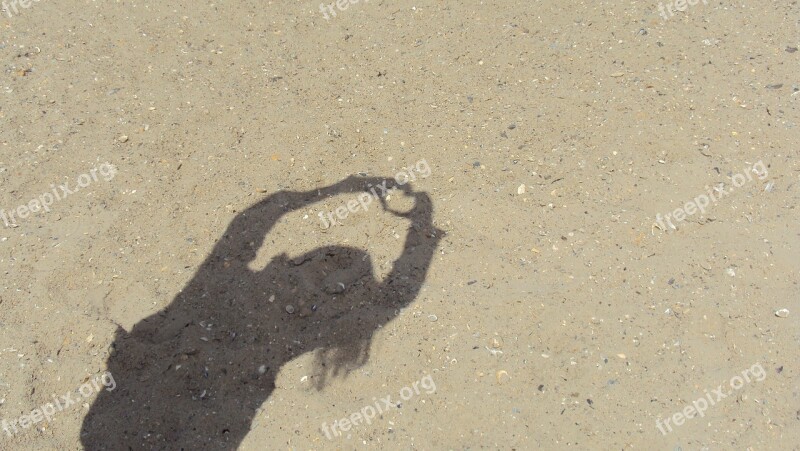 Symbol Heart Beach Sand Human