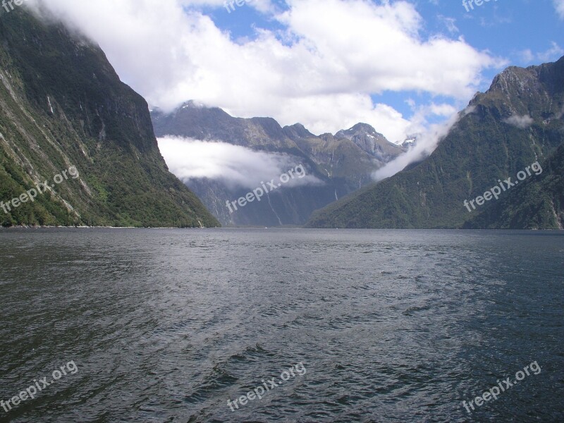 New Zealand New Zealand Milford Sound Fjord