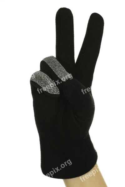 Black Two Glove El Finger