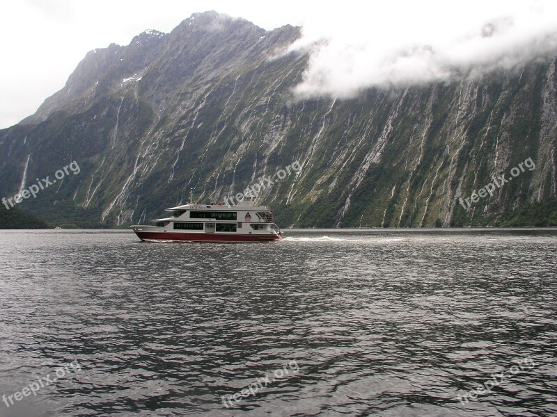 New Zealand New Zealand Milford Sound Fjord