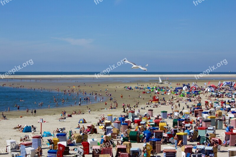 Beach Clubs Summer Sand North Sea