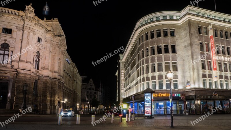 Leipzig City Night Free Photos