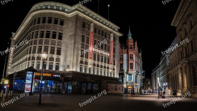 Leipzig City Night Free Photos