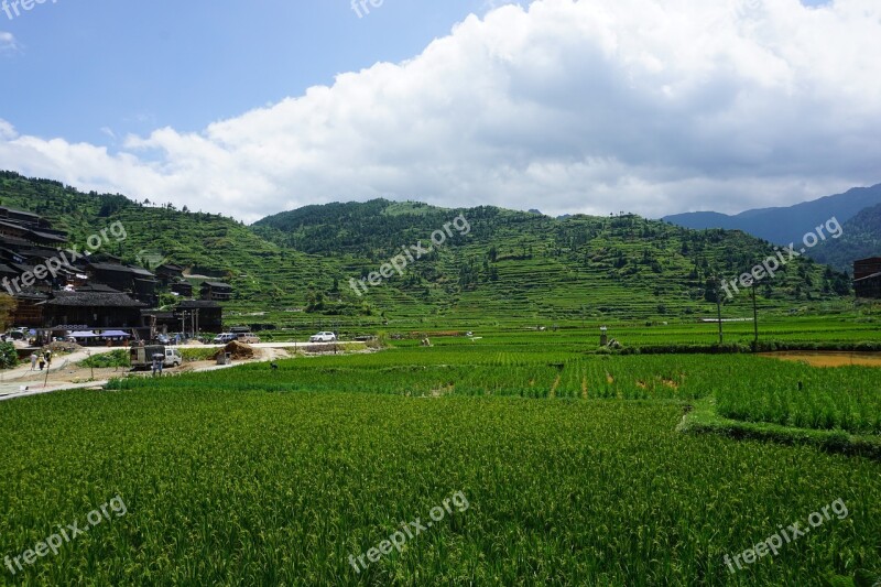 Guizhou Xijiang The Scenery Free Photos