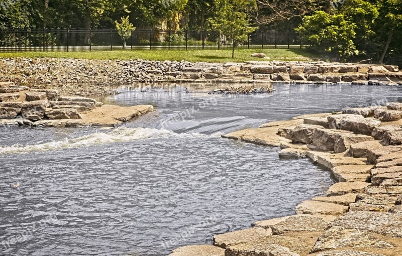 Snyder Park Park Steps Relaxation Scenery