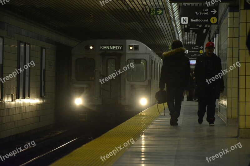 Toronto Train Canada Urban City