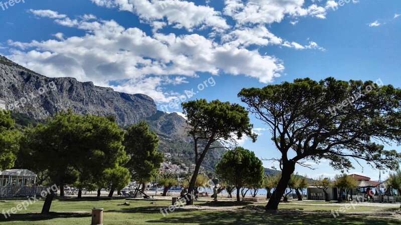 Croatia Mountains Omis Free Photos