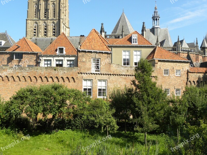 Zutphen City Middle Ages Wall City Wall