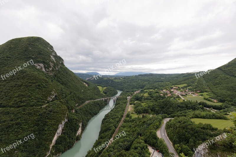 Le Rhone Lac Mountains Free Photos