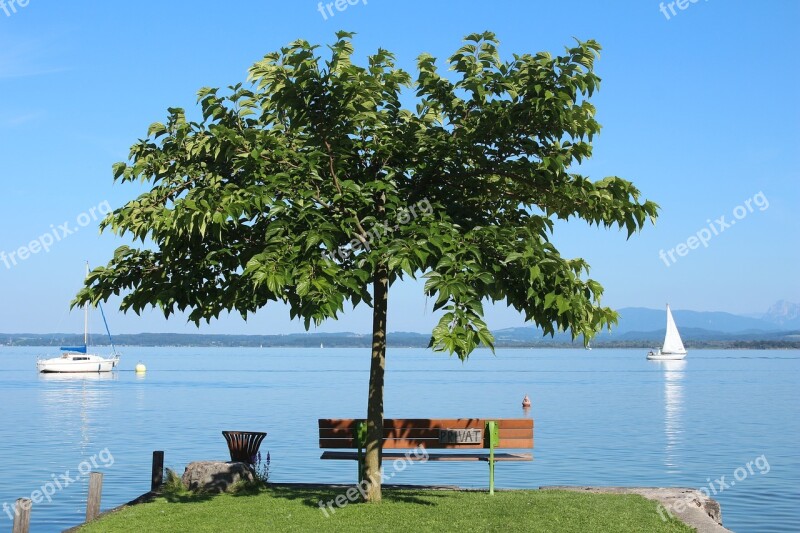 Private Bank Blue Sky Chiemsee Lake