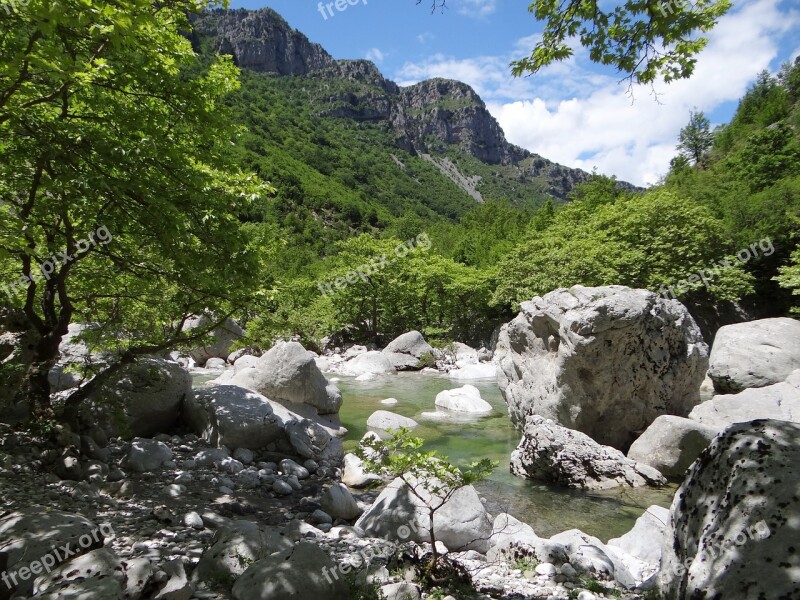 Vikos Gorge Greece Epirus Pindus Hiking