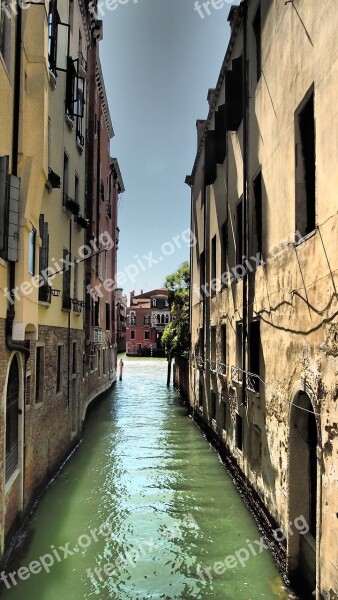 Venice Italy Venezia Houses Water