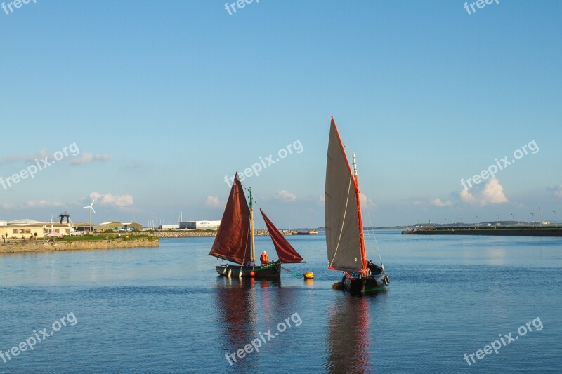 Traditional Sailing Boats Galway Ireland