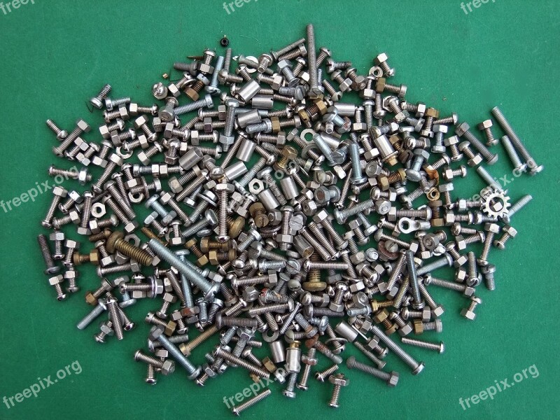 Nuts Bolts Screws Metal Repairs