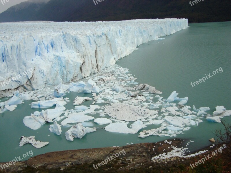 Lake Defrost Glacier Nature Argentina