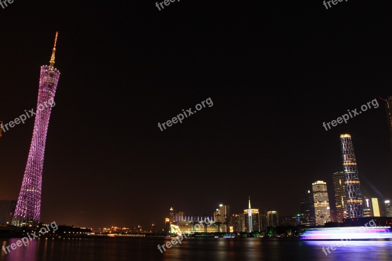 Canton The Sea Heart Sand Canton Tower Free Photos