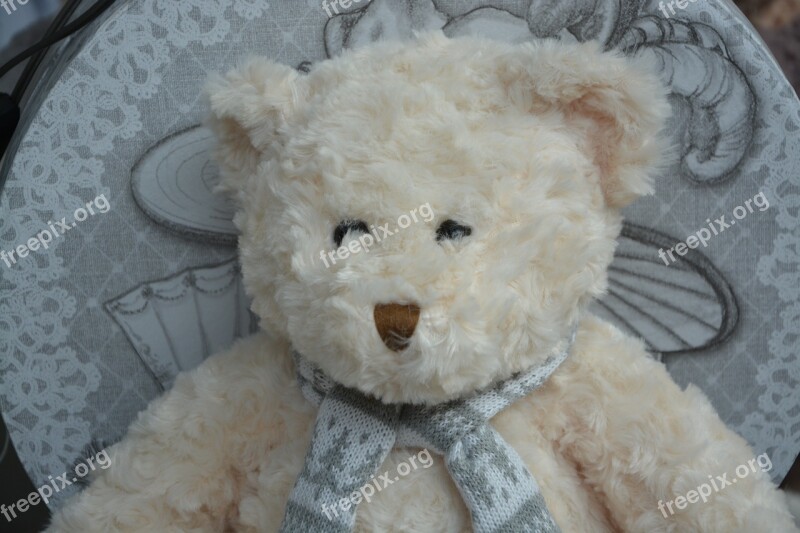 Bear Plush Doudou Hug Soft Child