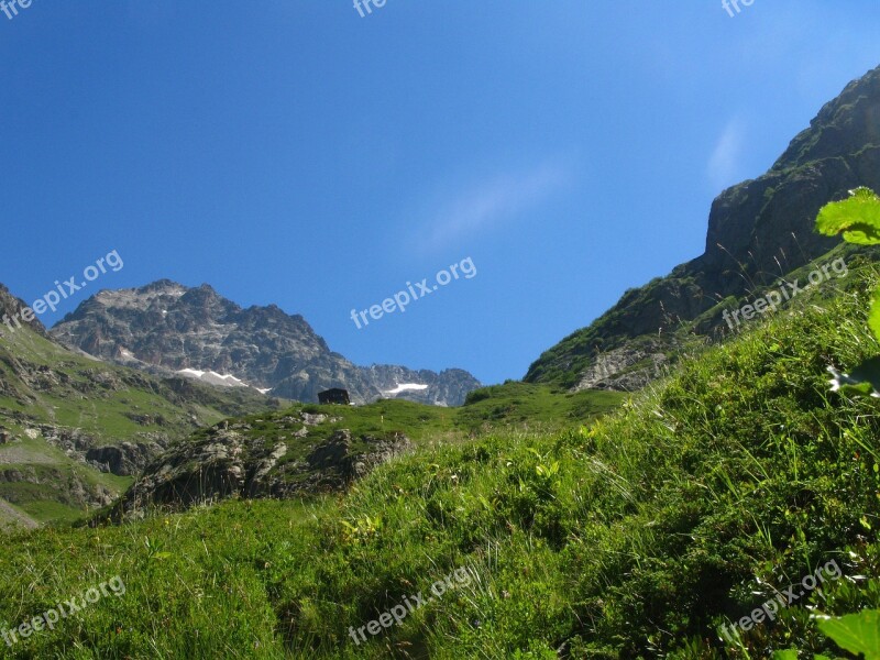 Mountain Landscape Rock Scenery Cloud