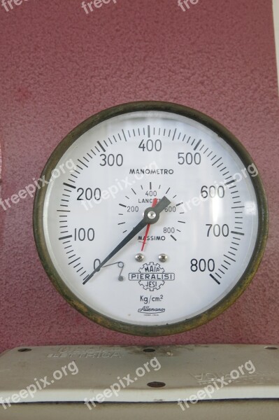 Pointer Measure Pressure Gauge Kg Cm2 Mark